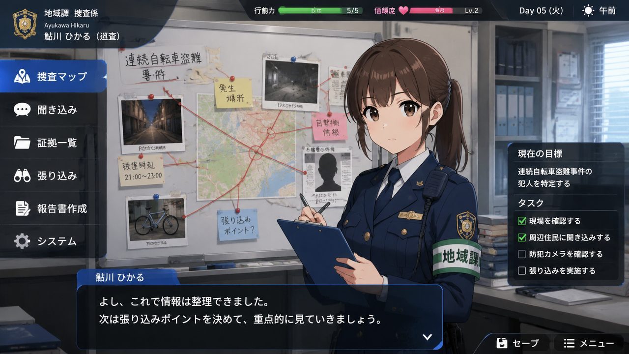 极道无赖EX 女警鮎川光 场景演出 展示图 1